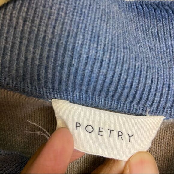 Poetry baby blue cardigan size 6 - Picture 7 of 8